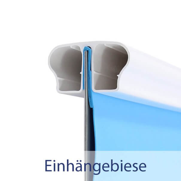 Einhängebiese mit Handlauf